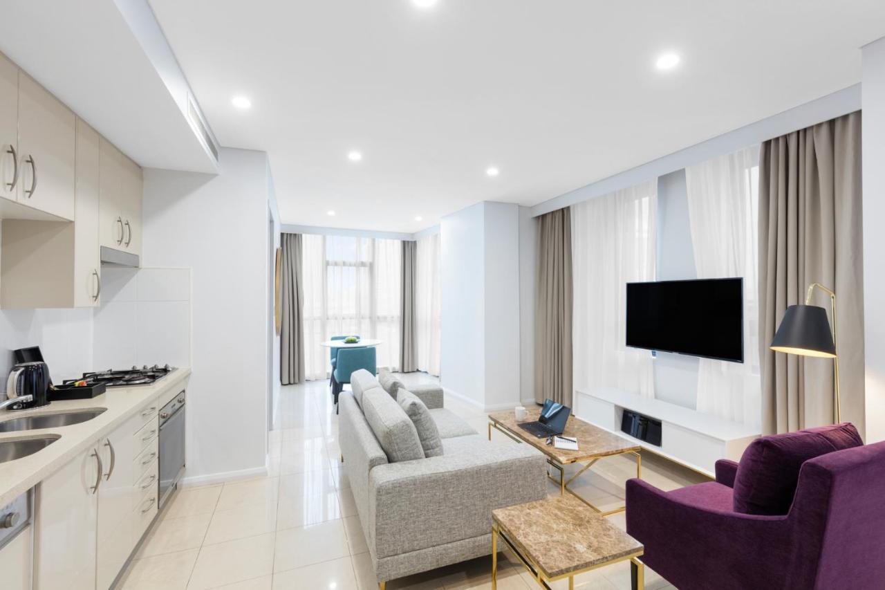 Meriton Suites Pitt Street, Sydney Exterior foto