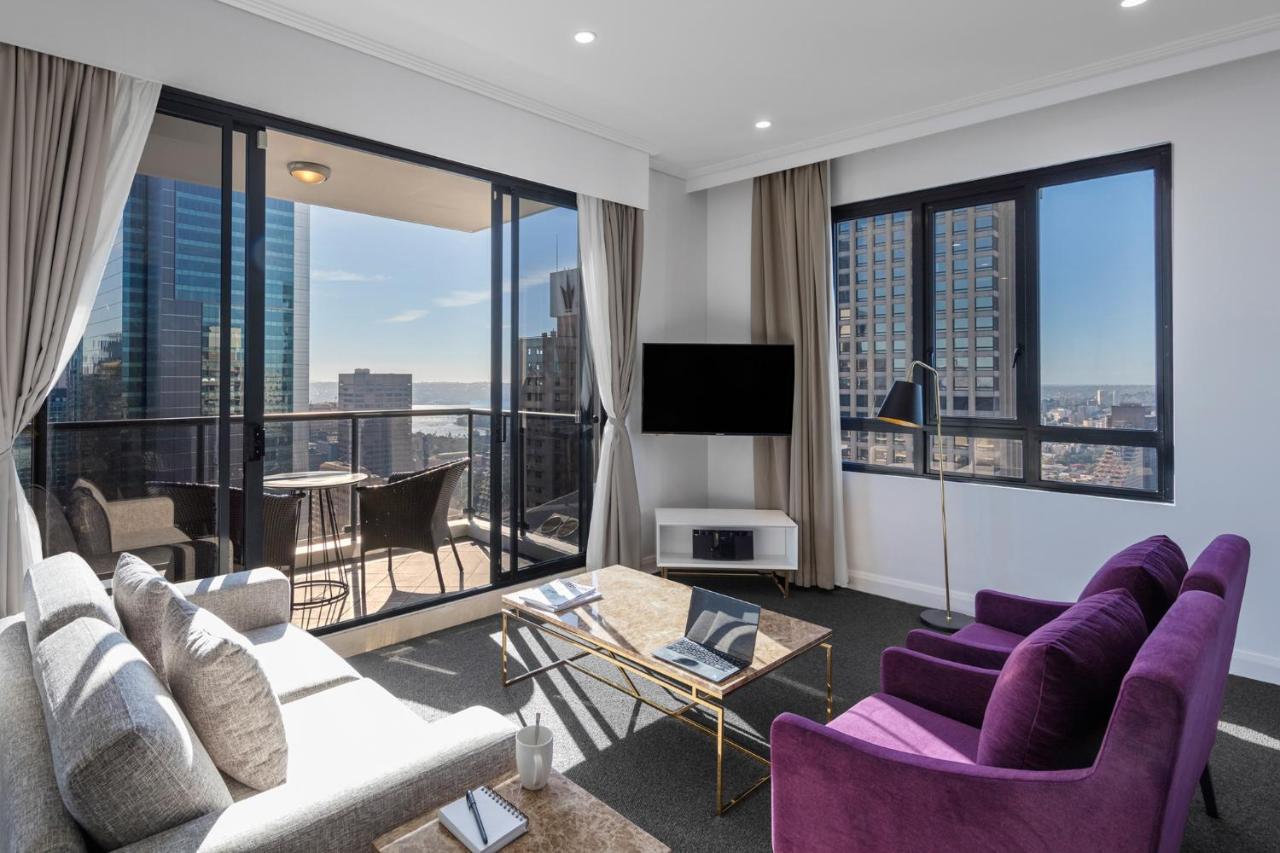 Meriton Suites Pitt Street, Sydney Exterior foto