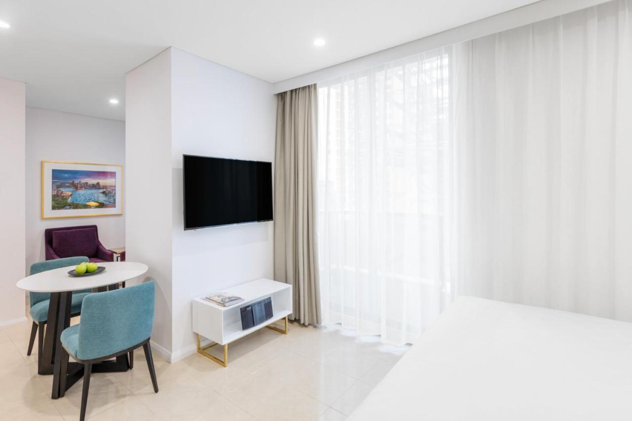 Meriton Suites Pitt Street, Sydney Exterior foto A typical apartment interior