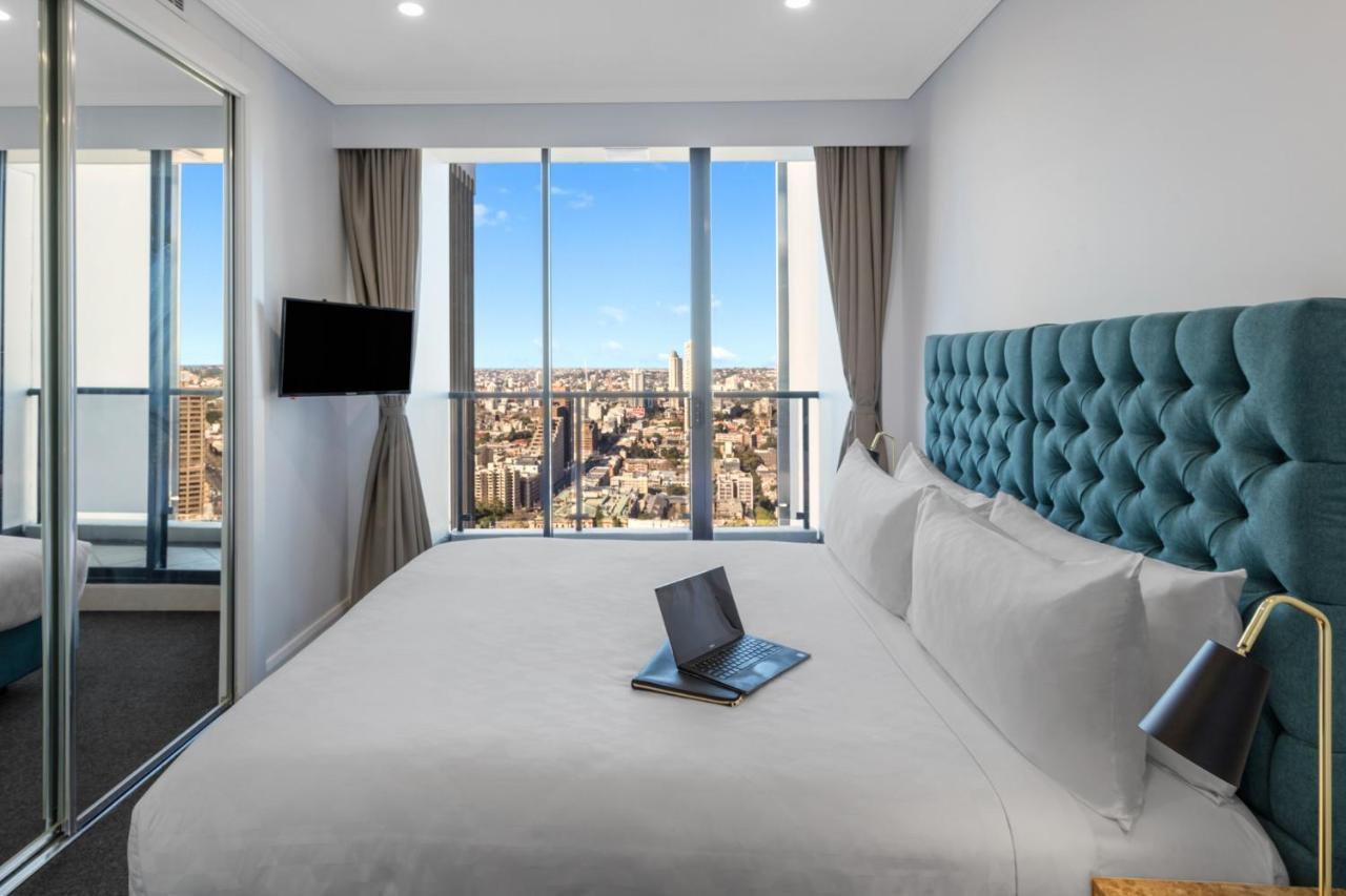 Meriton Suites Pitt Street, Sydney Exterior foto Bedroom