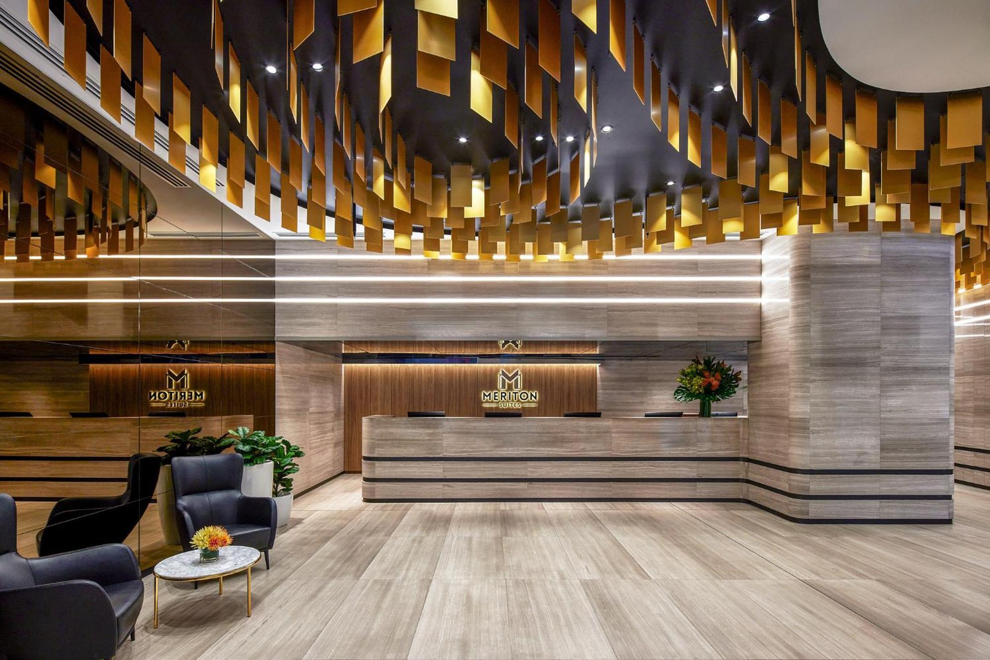 Meriton Suites Pitt Street, Sydney Exterior foto The lobby of the hotel